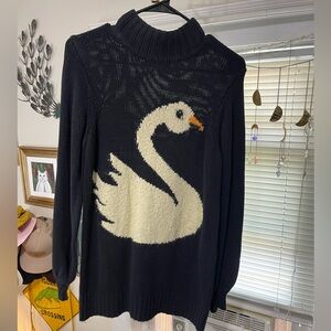 urban outfitters swan turtleneck sweater
